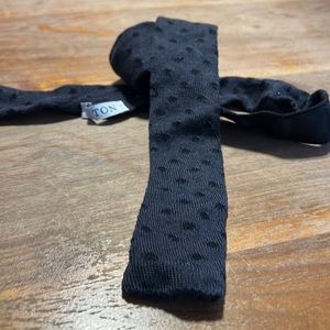 Eton skinny tie straight bottom